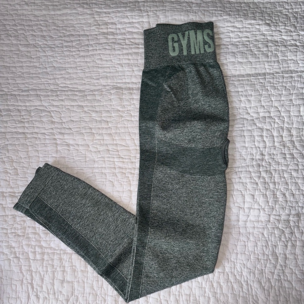 Green Gymshark Leggings